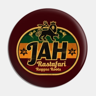 Reggae Roots Rasta Label Pin