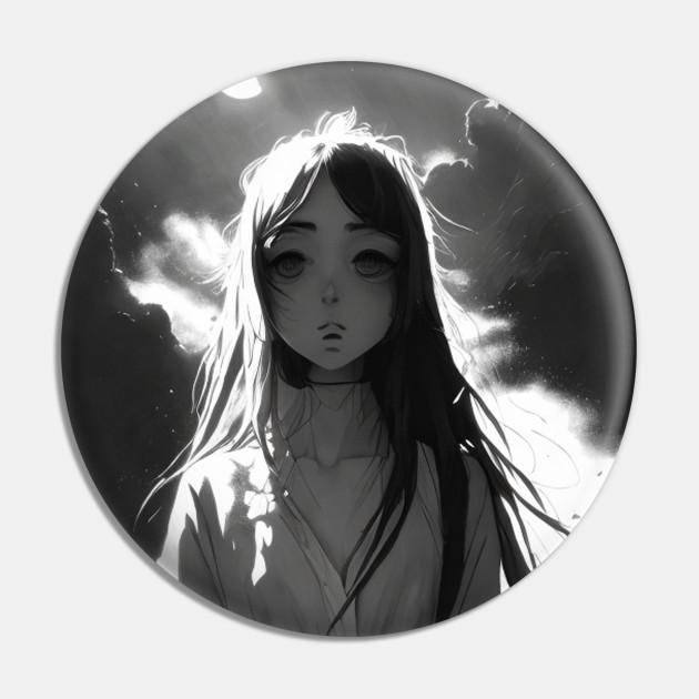 Pin by skittsmile on Dark  Dark anime girl, Gothic anime girl, Anime  monochrome