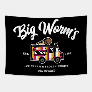 Big Worm's Ice Cream & Frozen Treats Tapestry