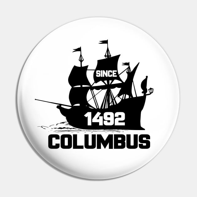 Columbus Day Vintage Gift Pin by UranusArts