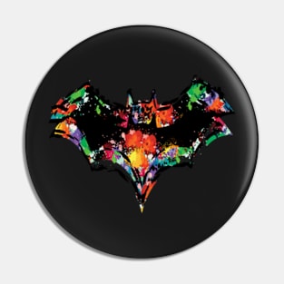 Bat paint splash Pin