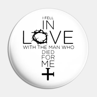 Fell In Love With The Man Who Died For Me The Cross Costume Pin