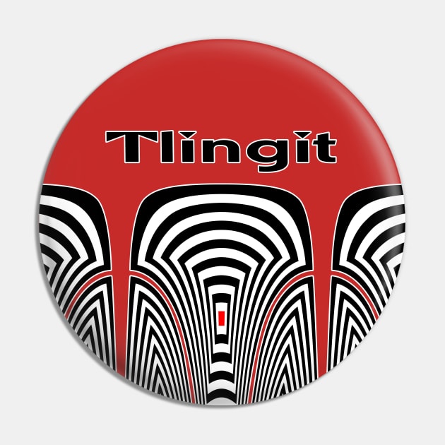 Tlingit Tribute Alaska Pin by 2HivelysArt