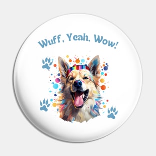 Woofy Adventure - Funny Dog Design Pin