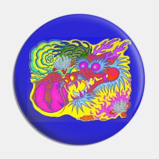 Neon Dragon With 4 Elements Variant 25 Pin