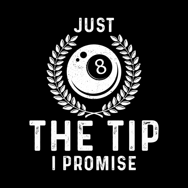 Just The Tip I Promise 8 Ball Billiards by Hensen V parkes