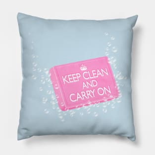 Keep Clean and Carry On Pillow