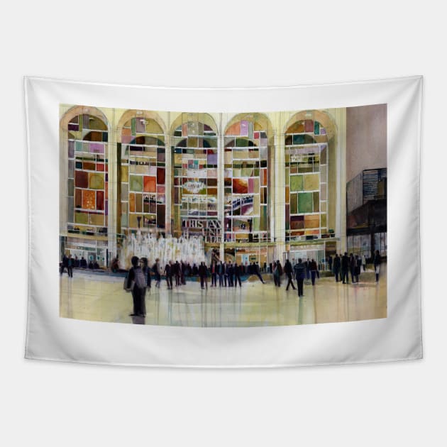 Lincoln Center 2020 New York City Tapestry by dfrdesign