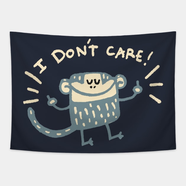 Not your Monkey Business Tapestry by Walmazan