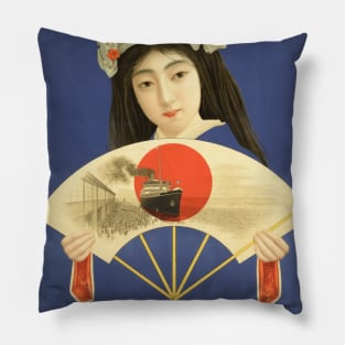 Japanese Girl Pillow