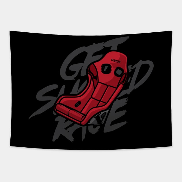 BUCKET SEAT Tapestry by Rockartworks