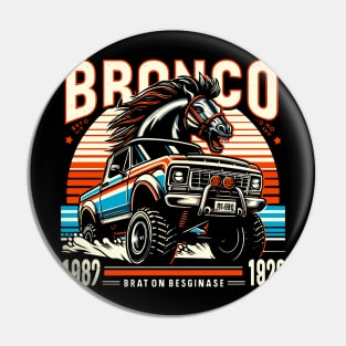 Retro Bronco Pin