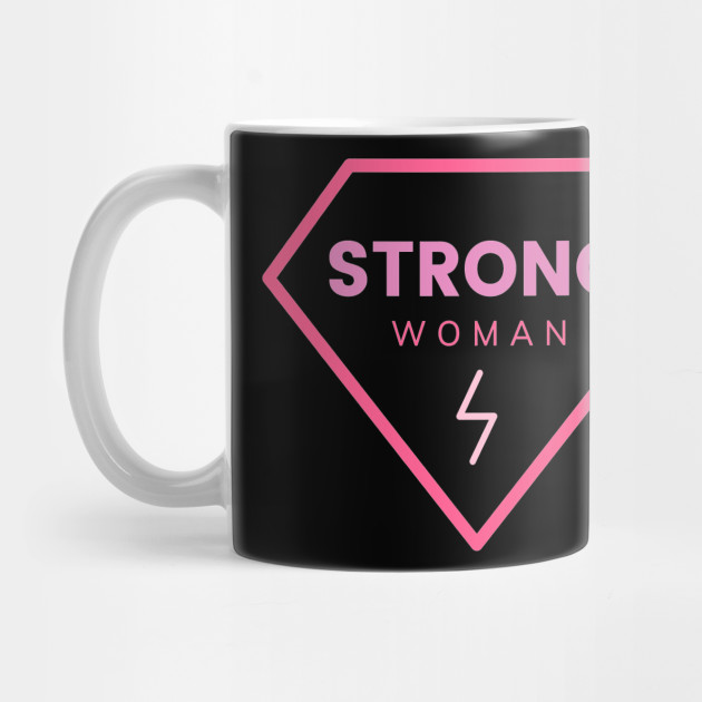 strong woman mug