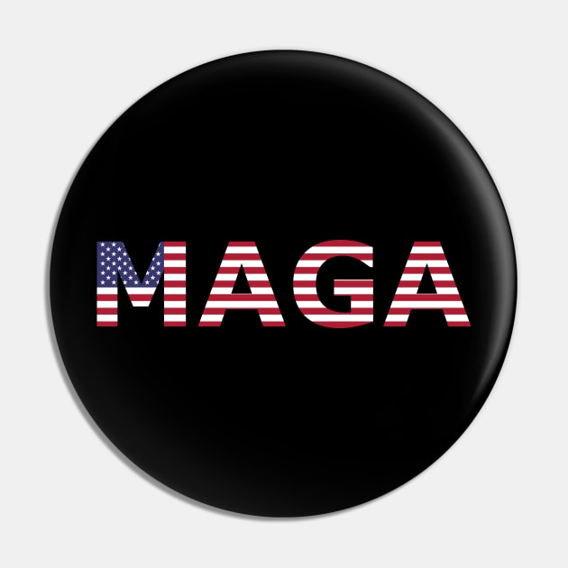 Donald Trump MAGA Make America Great Again Political Election Pin by Lasso Print