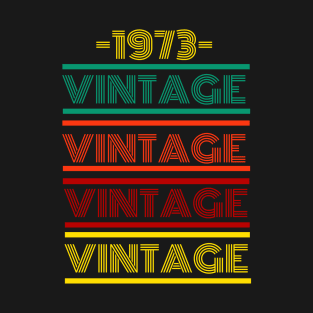 1973 Vintage Retro Colorful T-Shirt