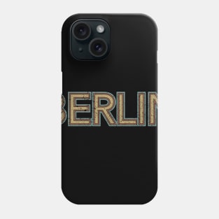 Berlin Retro Vintage Tourist City Trip Gift Idea Phone Case