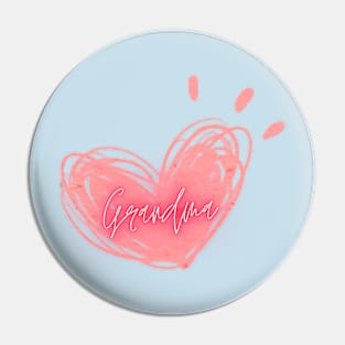 Love Grandma Pin