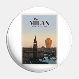 Visit Milan Pin