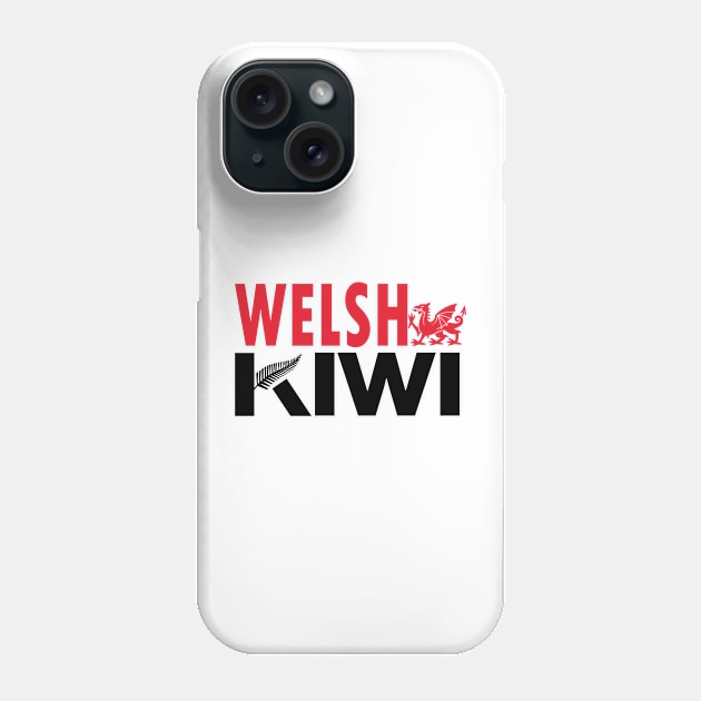 Welsh Kiwi (for light backgrounds) Phone Case by honeythief