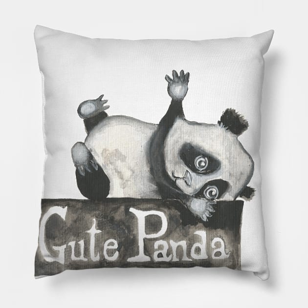 Cute Panda Pillow by msmart