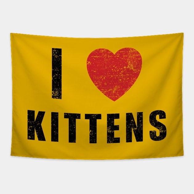 I HEART KITTENS (worn) [Rx-TP] Tapestry by Roufxis