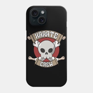 Karate crew Jolly Roger pirate flag Phone Case