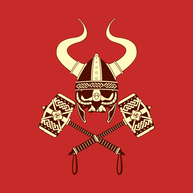 Viking skull v2 by mangulica