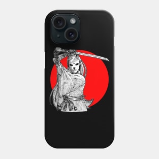 Woman Oni Samurai Phone Case