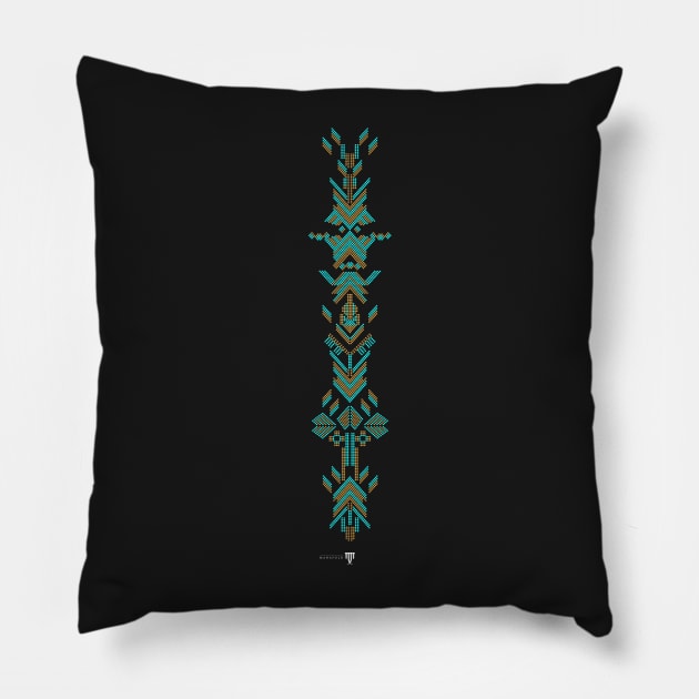 Aztec design Pillow by Manafold