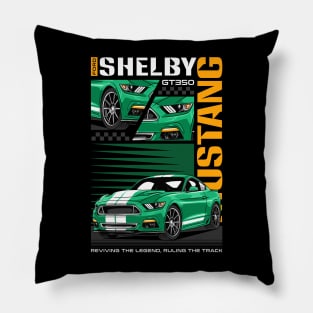 Vintage V8 Shelby GT350 Car Pillow