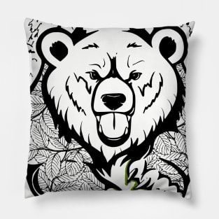 Bear spirit in the wood Pillow