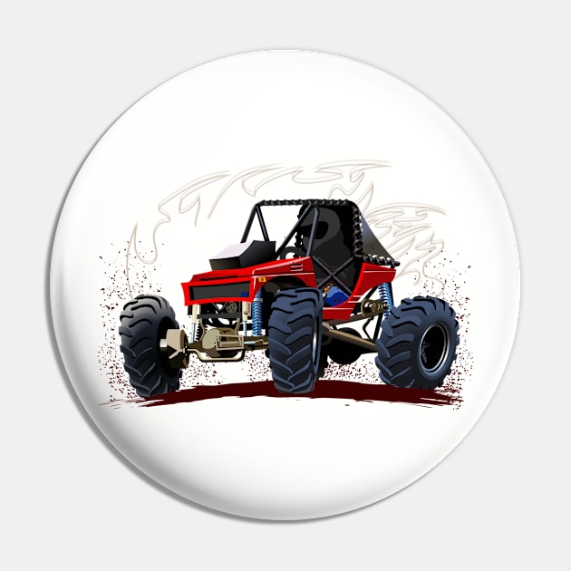 Cartoon buggy Pin by Mechanik