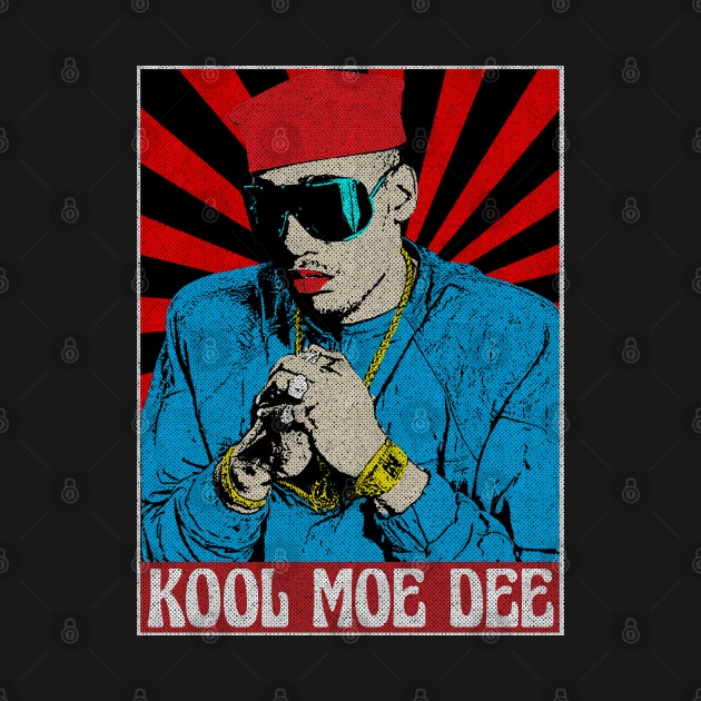 Kool Moe Dee 80s Pop Art Fan Art by Motor Lipat