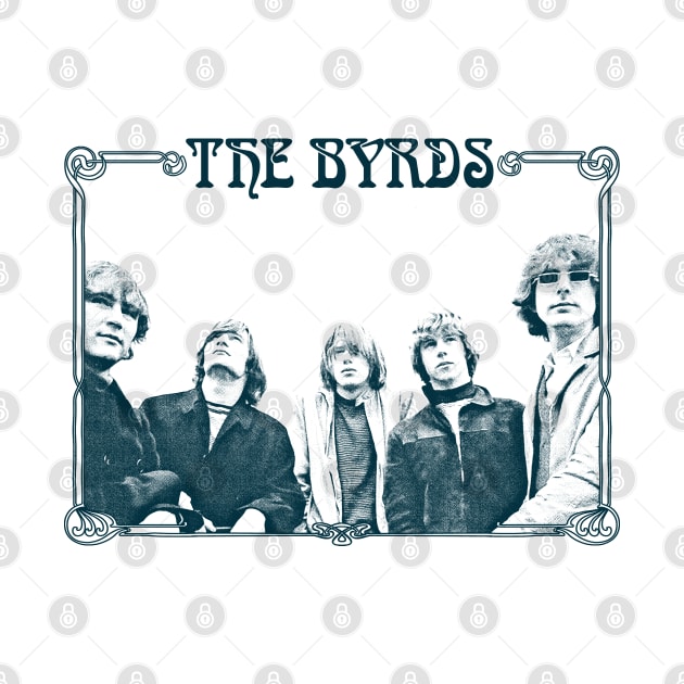 The Byrds  // Vintage Style Retro Fan Art by DankFutura