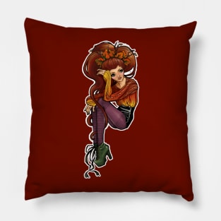 Autumn Girl Pillow