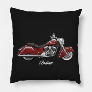 Indian Spirit Custom Motorcycle Racer biker vintage Pillow