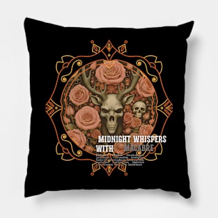 Midnight Whispers With Macabre Pillow