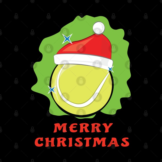 Merry Tennis Christmas - Funny by DesignWood-Sport