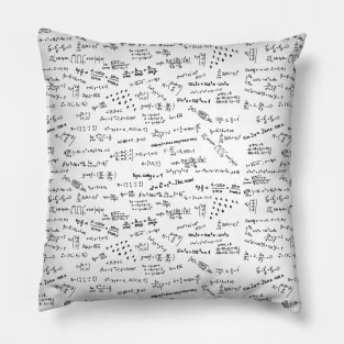 Math Formulas And Numbers Pillow