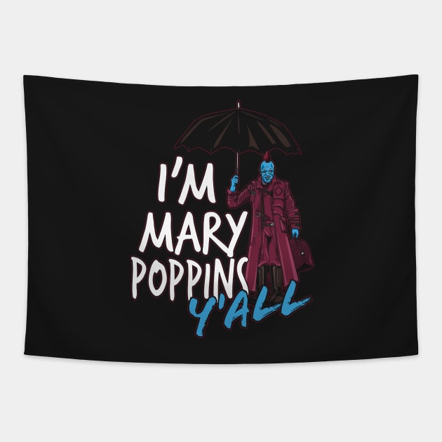 Mary Poppins y'all Tapestry by shumaza