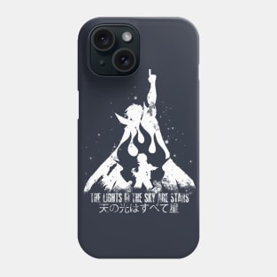 the lights in the sky are stars Phone Case