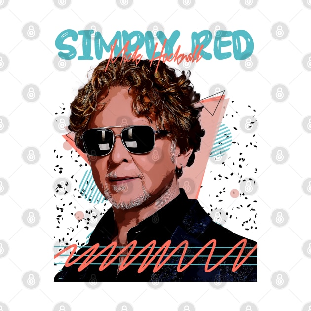 Retro Simply Red Fan Art Design by Nandin Putri