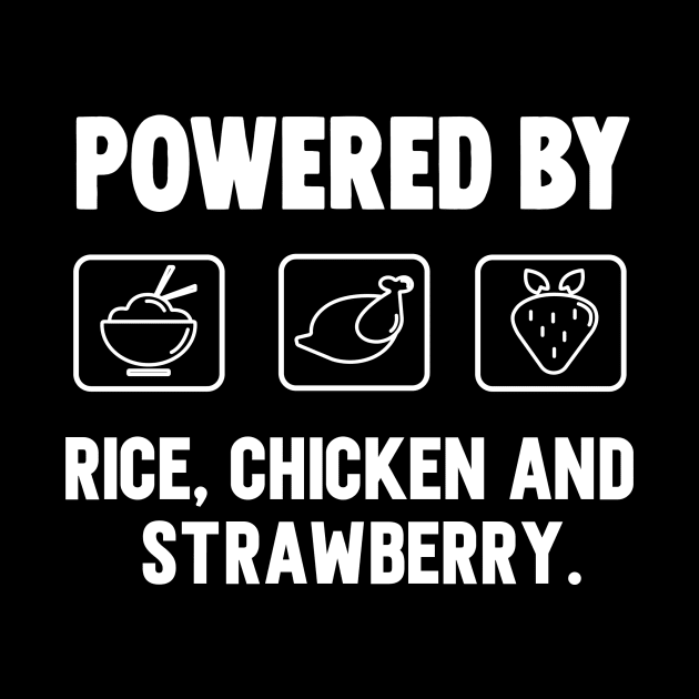 Chicken  and Rice strawberry bodybuilder by SecuraArt