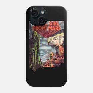 Devil Girl From Mars )( Cult Classic Horror Sci Fi Fan Art Phone Case