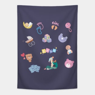 newborn baby Tapestry