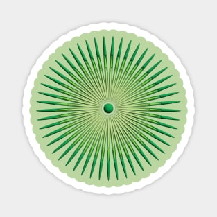 concentric green Magnet