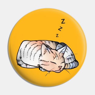 Dreaming cat Pin