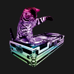 DJ RAINBOW CAT T-Shirt