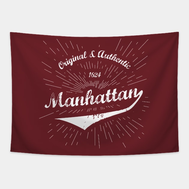 Original Manhattan City Shirt Tapestry by Teevolution