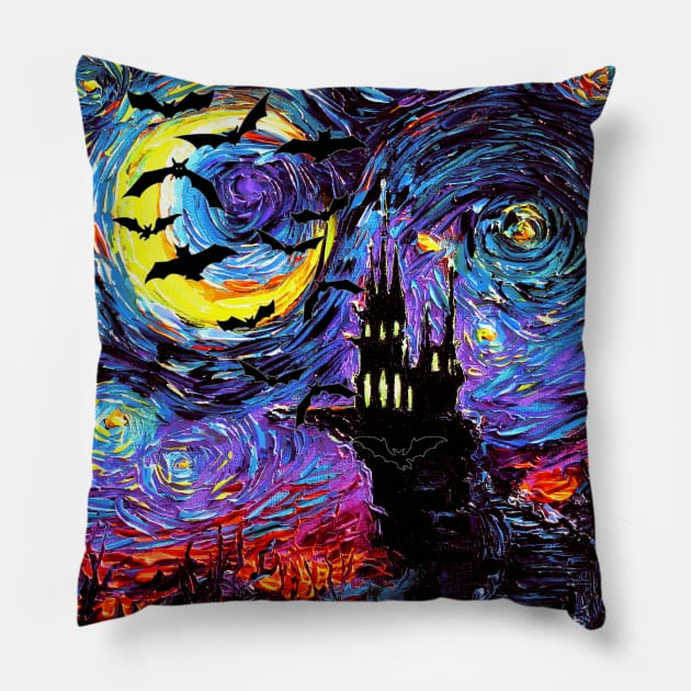 Transylvanian Night Pillow by sagittariusgallery